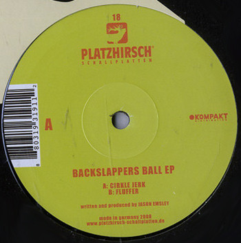 Jason Emsley - Backslappers Ball EP - Vinyl Record 12" image 1