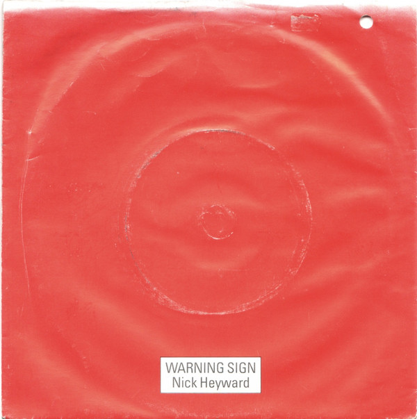 Nick Heyward - Warning Sign - Used Vinyl Record 7" image 1