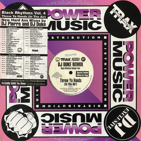 Black Rhythms - Throw Ya Hands (In The Air) - Vinyl Record 12" image 1