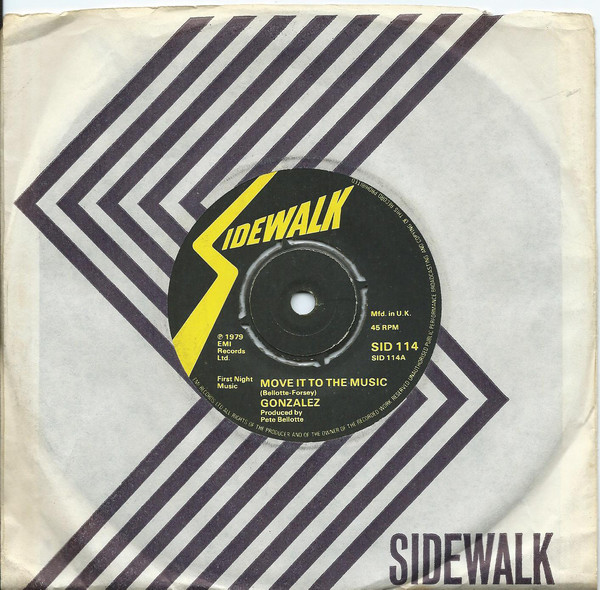 Gonzalez - Move It To The Music - Used Vinyl Record 7" image 1