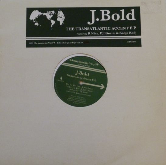 J. Bold - Transatlantic Accent E.P - Used Vinyl Record 12" image 1