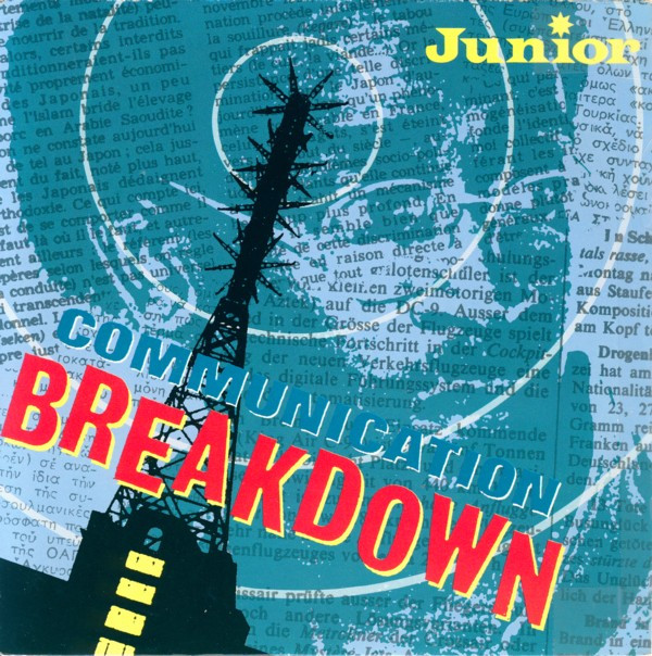 Junior - Communication Breakdown - Used Vinyl Record 7" image 1
