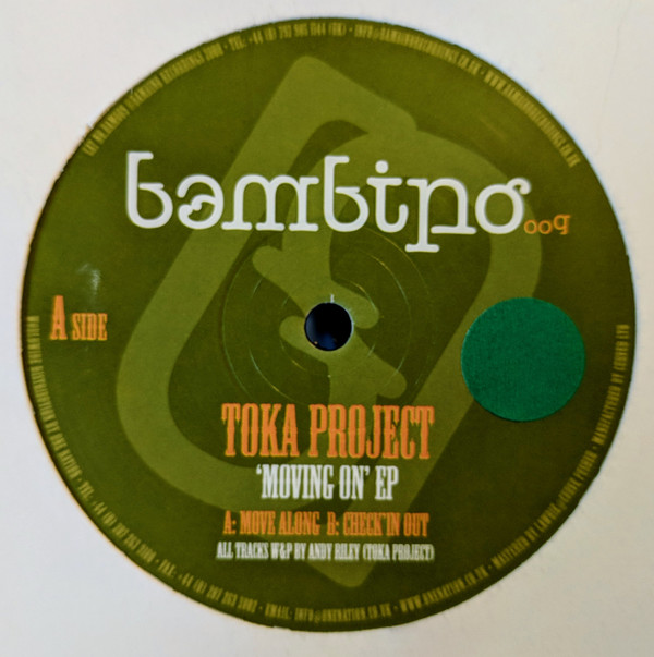 Toka Project - Moving On EP - Vinyl Record 12" image 1