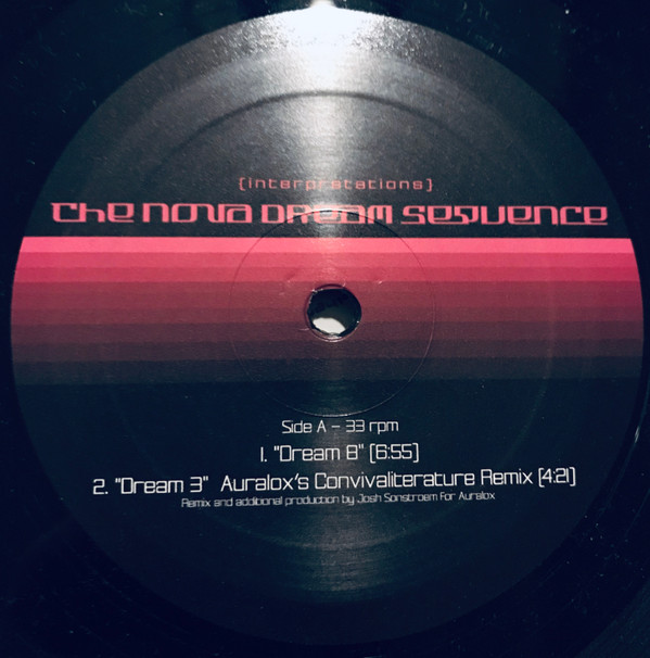 Nova Dream Sequence - Dream 8 / Dream 3 Remixes - Vinyl Record 12" image 1