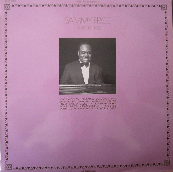 Sammy Price - In Europe 1955 - Used Vinyl Record image 1