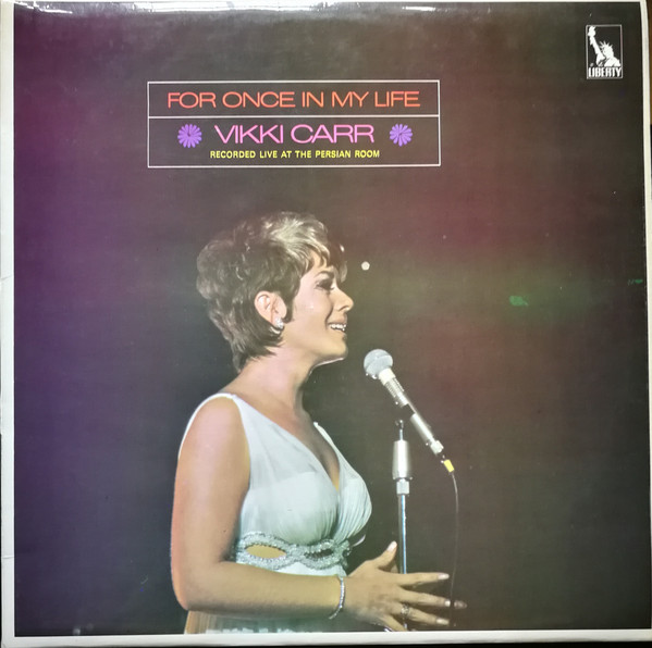 Vikki Carr - For Once In My Life - Used Vinyl Record image 1