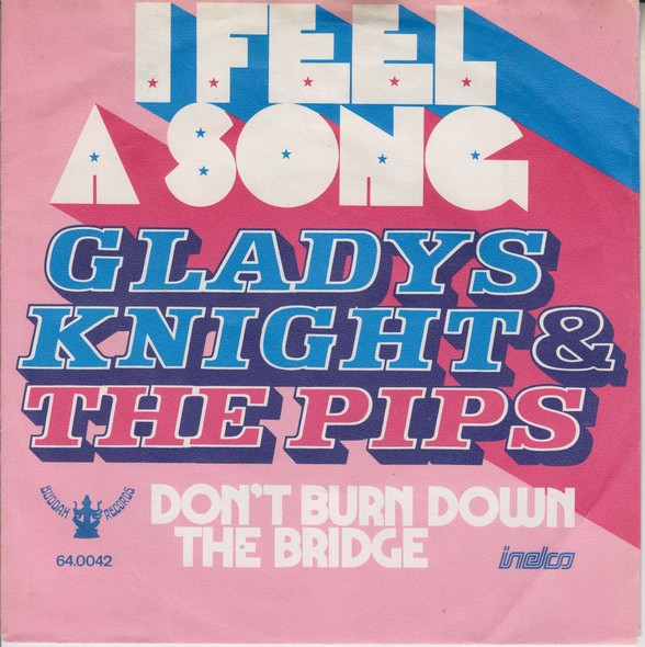 Gladys Knight And Th - I Feel A Song - Used Vinyl Record 7" image 1