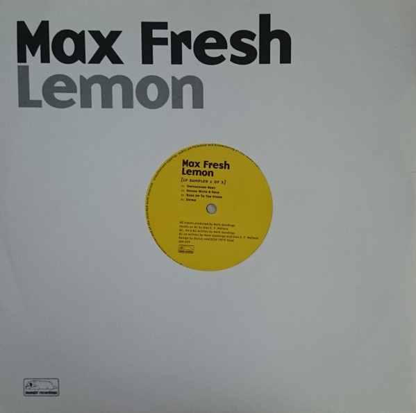 Max Fresh - Lemon EP - Used Vinyl Record 12" image 1