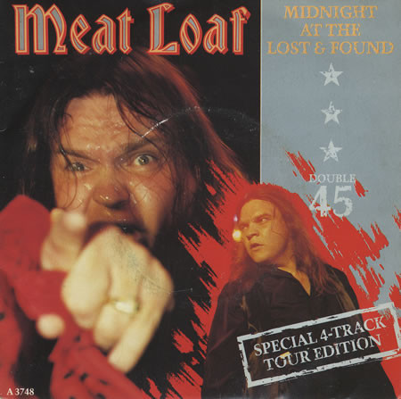 Meat Loaf - Midnight At The Lost And Found - Used Vinyl Record 7" image 1