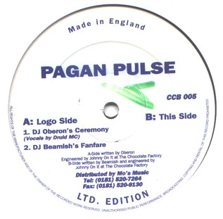 DJ Oberon - Pagan Pulse EP - Used Vinyl Record 12" image 1