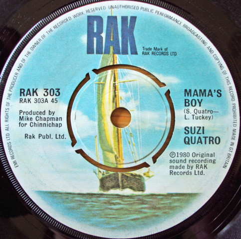 Suzi Quatro - Mama's Boy - Used Vinyl Record 7" image 1