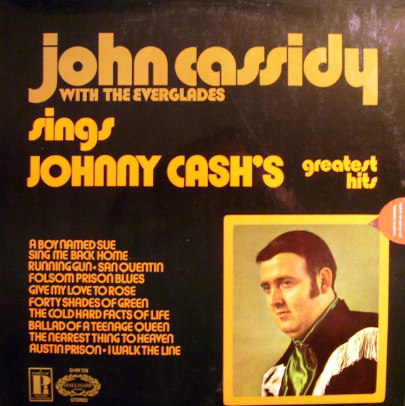 John Cassidy - Sings Johnny Cash's Greatest Hits - Used Vinyl Record image 1