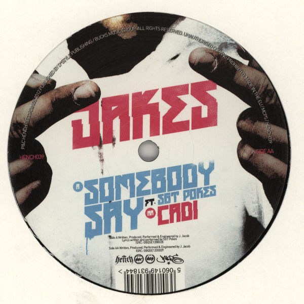 Jakes - Somebody Say / Cadi - Vinyl Record 12" image 1