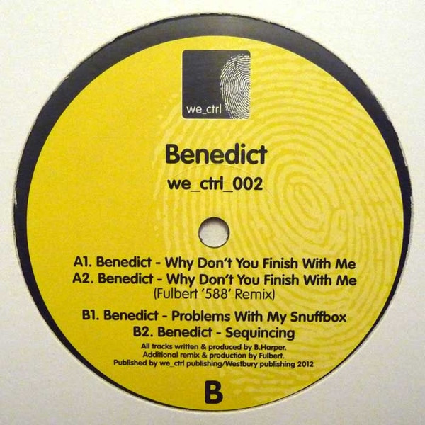 Benedict Harper - we_ctrl [2] - Vinyl Record 12" image 1