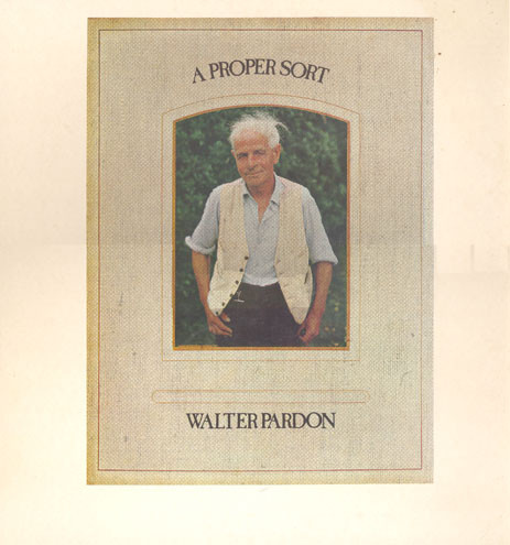 Walter Pardon - A Proper Sort - Used Vinyl Record image 1