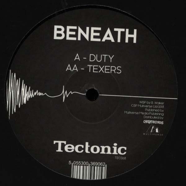 Beneath - Duty / Texers - Vinyl Record 12" image 1