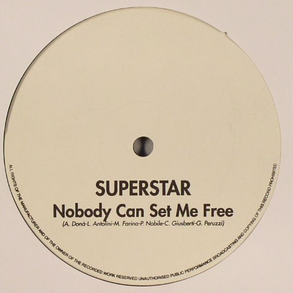 Superstar - Nobody Can Set Me Free - Vinyl Record 12" image 1