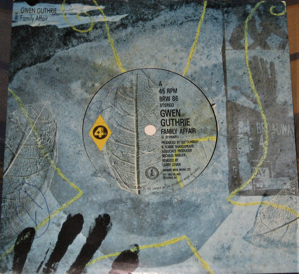 Gwen Guthrie - Family Affair - Used Vinyl Record 7" image 1