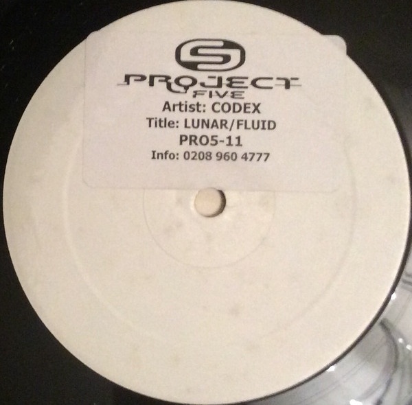 Codex - Lunar / Fluid - Used Vinyl Record 12" image 1