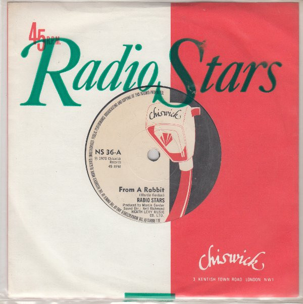 Radio Stars - From A Rabbit - Used Vinyl Record 7" image 1