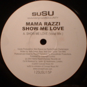 Mama Razzi - Show Me Love - Used Vinyl Record 12" image 1