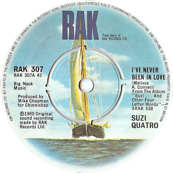 Suzi Quatro - I've Never Been In Love - Used Vinyl Record 7" image 1