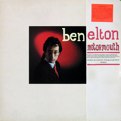 Ben Elton - Motormouth - Used Vinyl Record image 1