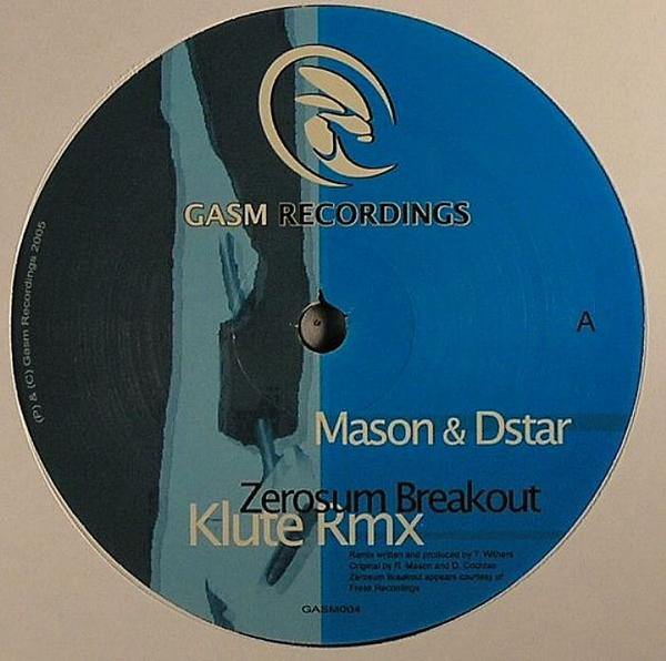 Mason - Zerosum Breakout (Klute Remix) / Roots - Vinyl Record 12" image 1