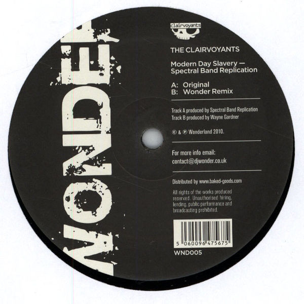 Clairvoyants - Modern Day Slavery - Vinyl Record 12" image 1