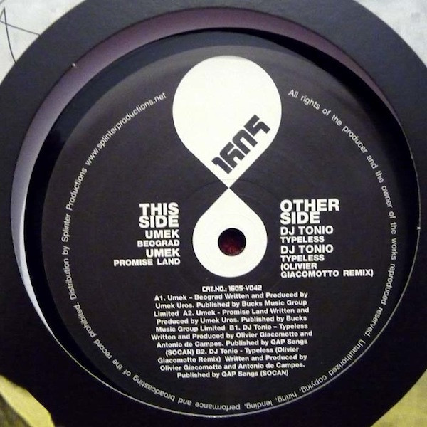 Umek - Untitled - Vinyl Record 12" image 1