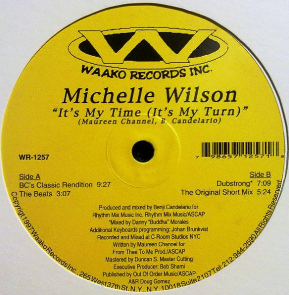 Michelle Wilson - It's My Time (It's My Turn) - Vinyl Record 12" image 1