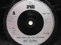 Mike Anthony - Why Can't We Live Together - Used Vinyl Record 7" image 1