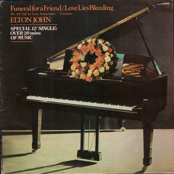 Elton John - Funeral For A Friend / Love Lies Bleeding - Used Vinyl R image 1