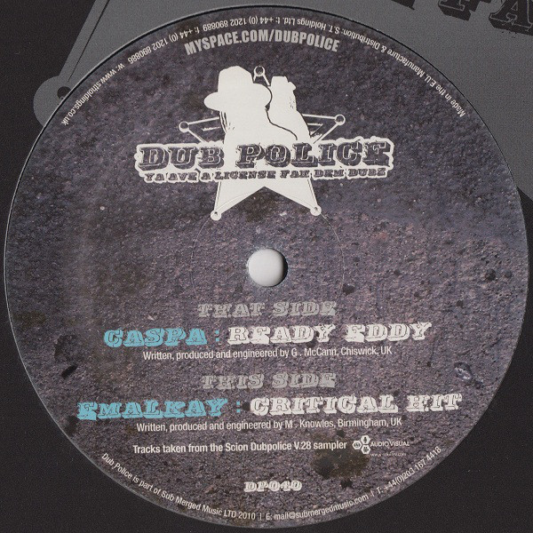 Caspa - Ready Eddy / Critical Hit - Vinyl Record 12" image 1