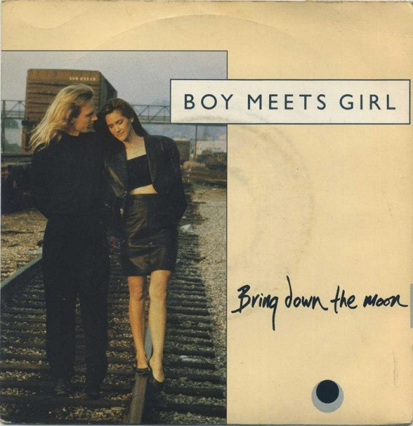 Boy Meets Girl - Bring Down The Moon - Used Vinyl Record 7" image 1