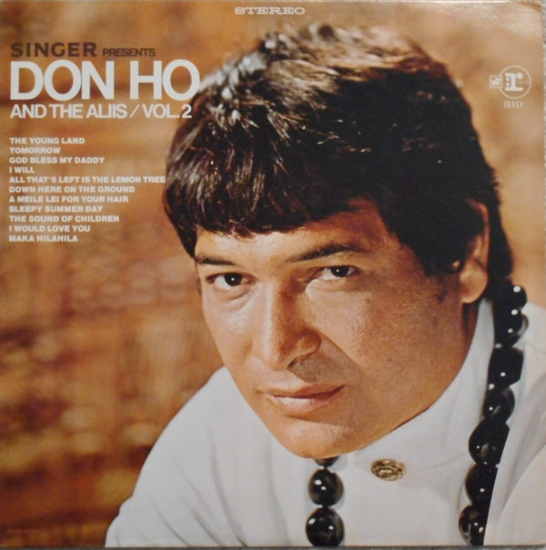 Don Ho - Singer Presents  And  / Vol. 2 - Used Vinyl Record image 1
