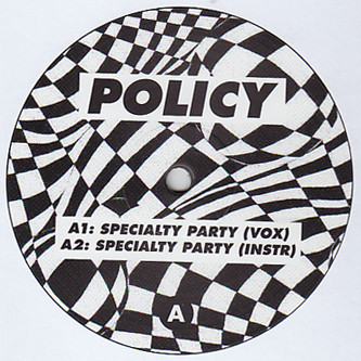 Policy - Specialty Party - Vinyl Record 12" image 1