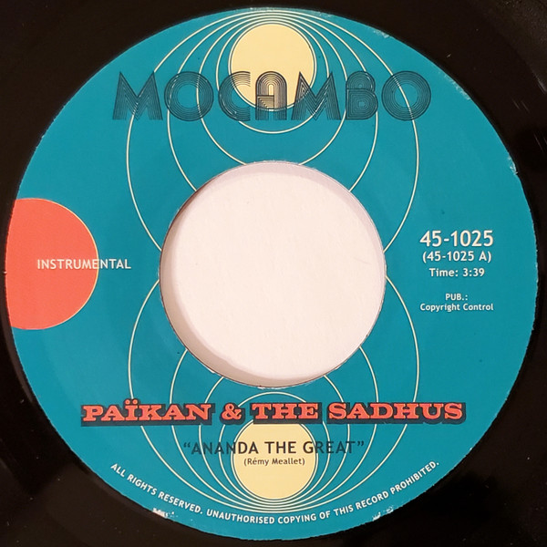 Paikan - Ananda The Great / Ballad Of The Bombay Sapphires - Vinyl Re image 1