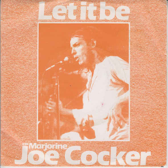 Joe Cocker - Let It Be - Used Vinyl Record 7" image 1