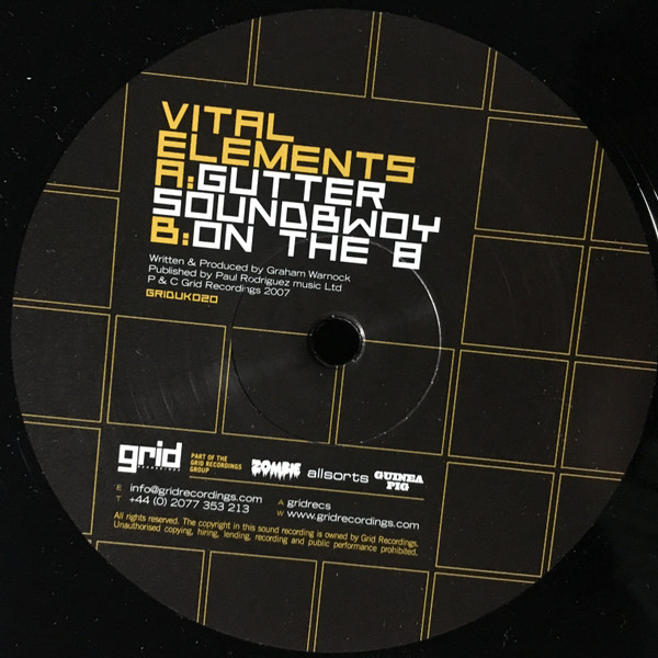 Vital Elements - Gutter Soundbwoy - Vinyl Record 12" image 1