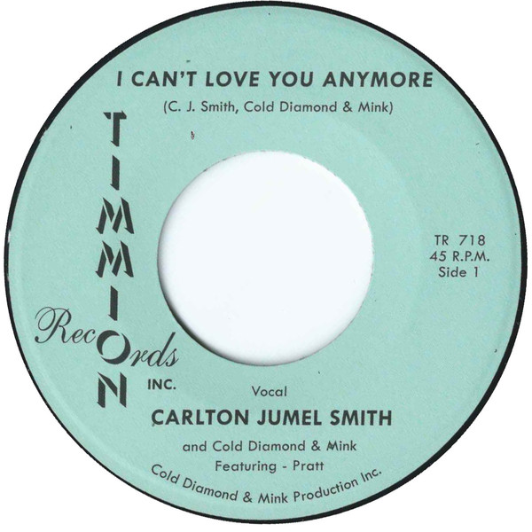 C.J. Smith - I Can't Love You Anymore - Vinyl Record 7" image 1
