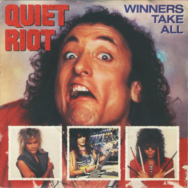 Quiet Riot - Winners Take All - Used Vinyl Record 7" image 1