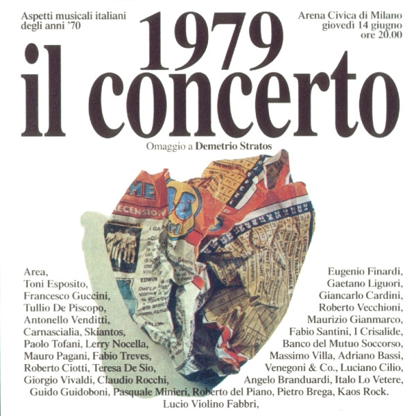 Various - 1979 Il Concerto / Omaggio A Demetrio Stratos - CD image 1