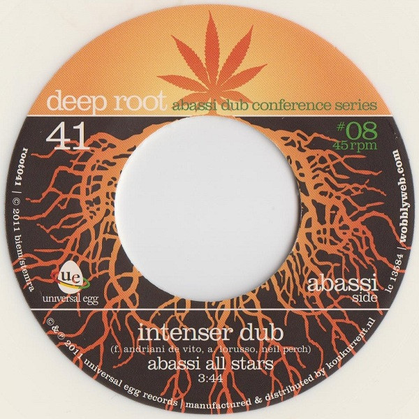 Abassi All Stars - Intenser Dub / The Big Wheel - Vinyl Record 7" image 1
