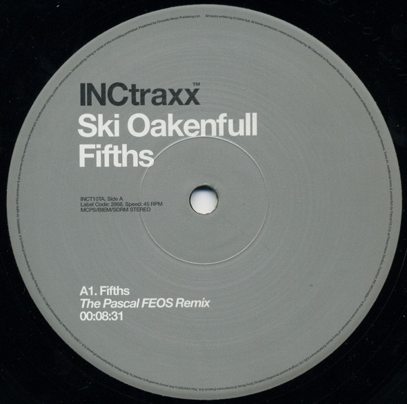 Ski Oakenfull - Fifths - Used Vinyl Record 12" image 1