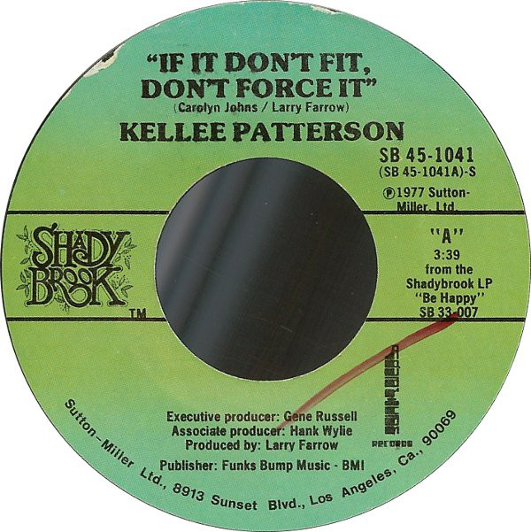 Kellee Patterson - If It Don't Fit, Don't Force It - Used Vinyl Recor image 1