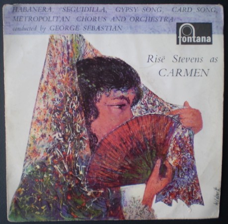 Risë Stevens - As Carmen - Used Vinyl Record 7" image 1