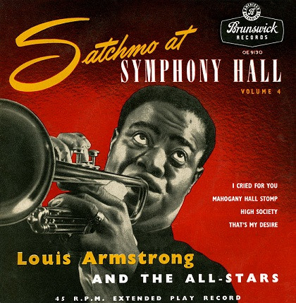Louis Armstrong And - Satchmo At Symphony Hall Volume 4 - Used Vinyl Rec image 1