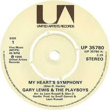 Gary Lewis & The Pla - My Heart's Symphony - Used Vinyl Record 7" image 1