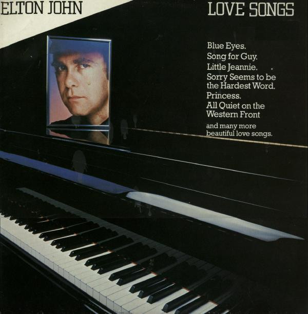 Elton John - Love Songs - Used Vinyl Record image 1
